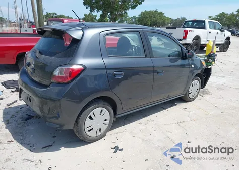 2024 Mitsubishi Mirage Es/Le from USA, damaged, VIN ML32AUHJ5RH000538
